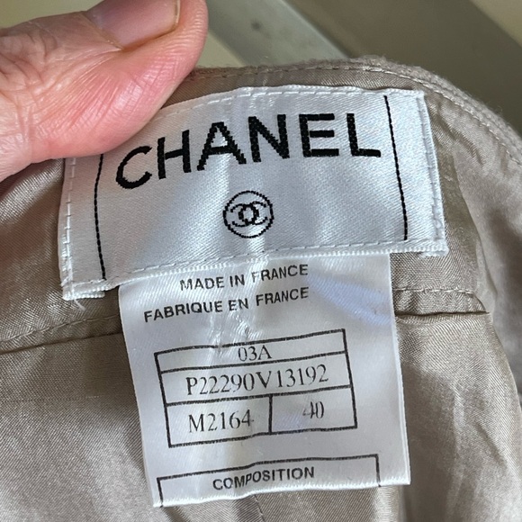 VINTAGE CHANEL WIDE Stylish Gray Dress Pants - Picture 13 of 16